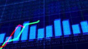 animated illustration of statistical curve of increase in stock market business chart or profit. The stock increase chart illustration is suitable to be placed in your financial and business content. - Powered by Shutterstock - Get 15% off with code: PIKWIZARD15