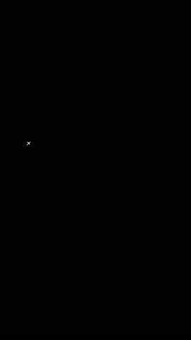 Vertical 8-bit style twinkle star animation (transparent background) mov　sstkVertical