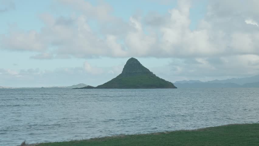 A view of Mokoli’i Island in Oahu, Hawaii.