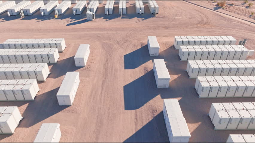 Edwards-Sanborn solar and energy storage project, the largest of its kind in the USA, situated in Kern County, California, showcasing advancements in solar and battery storage technologies.