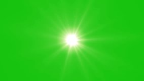 4K Yellow light rays on green screen. Light animation from center. Light rays footage chromakey - Powered by Shutterstock - Get 15% off with code: PIKWIZARD15