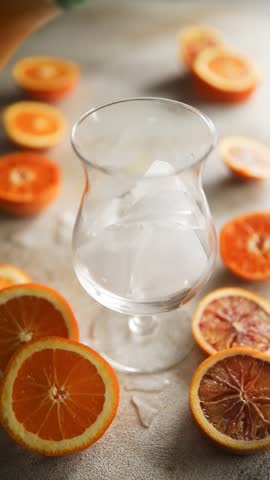 Orange juice natural juice drink fresh appetizer meal food snack on the table copy space food background rustic top view