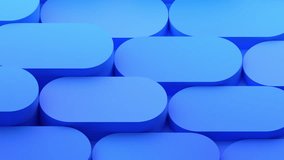 Abstract animation, blue geometric background, 4k looping video, 3d render - Powered by Shutterstock - Get 15% off with code: PIKWIZARD15