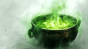 A cauldron of bubbling green potion - Powered by Shutterstock - Get 15% off with code: PIKWIZARD15
