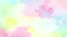 A loop animation in which the silhouettes of cherry blossoms drawn in watercolor fall gracefully. A fantastic video in pastel colors. - Powered by Shutterstock - Get 15% off with code: PIKWIZARD15