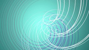wonderful video animation with moving stripe wave object, loop HD 1080p