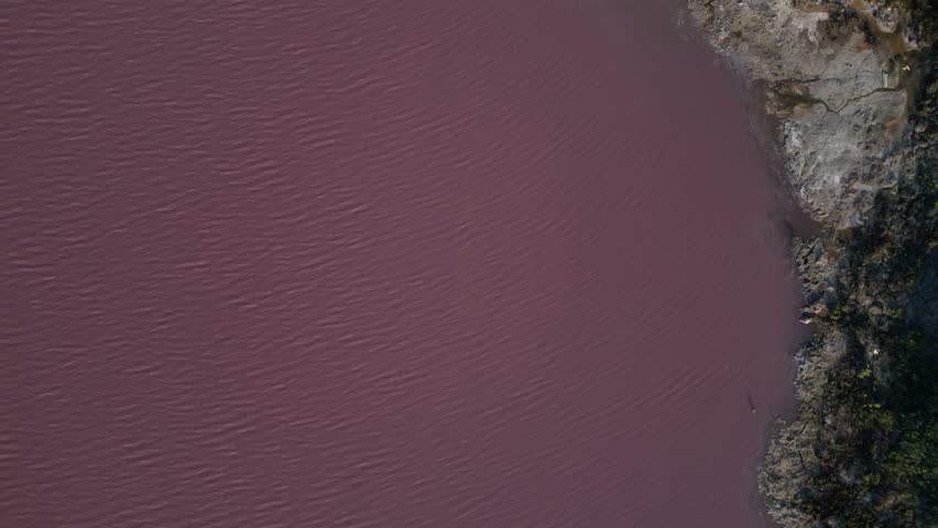 aerial view of The Pink Lake Of Torrevieja