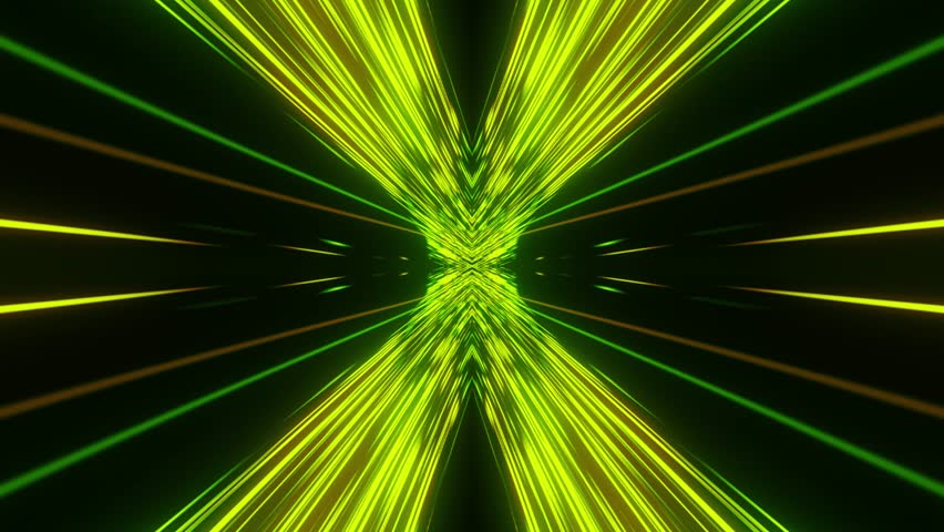 Colorful Neon Rays - Timewarp Abstract Loop