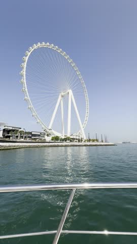 Yacht dubai marina to dubai eye, se water emirates dubai beach, sail yacht