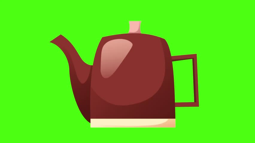 Teapot animation with green screen