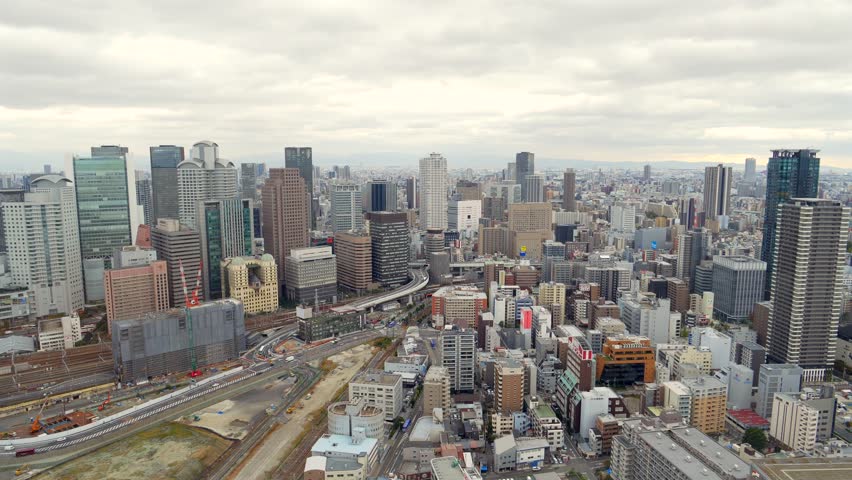 View from the top of Umeda