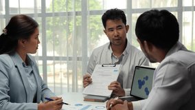 Modern medical research laboratory scientist Work with medical team analyzing data of medicines, substances, viruses used in treatment, pharmaceutical laboratory for medicines, health insurance. - Powered by Shutterstock - Get 15% off with code: PIKWIZARD15