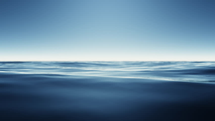 Wave sea beach and blue sky abstract background. Nature and summer concept. 3d render.	