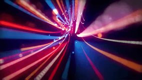 An abstract image featuring colorful light trails in red, blue, and orange. The light trails create a dynamic and energetic visual effect, perfect for modern and digital design projects. - Powered by Shutterstock - Get 15% off with code: PIKWIZARD15