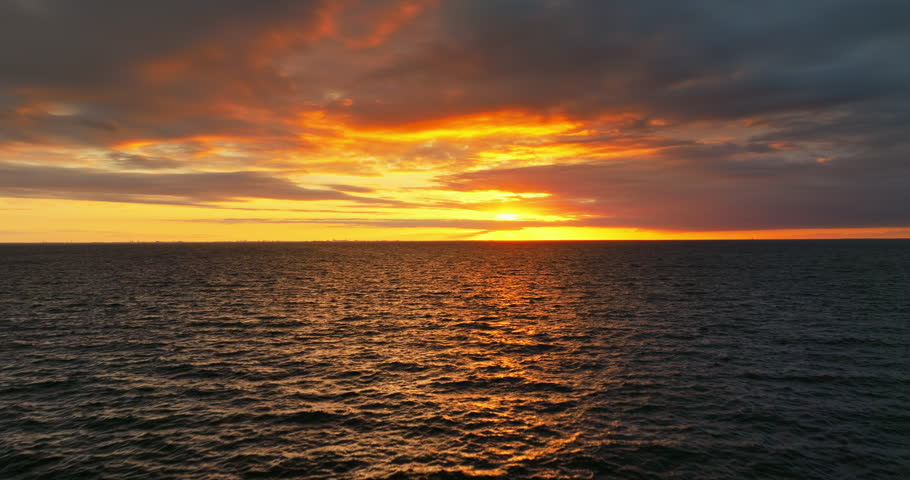 Beautiful Sunset on the North Sea in Denmark image - Free stock photo ...