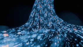 Inside AI Artificial intelligence technology concept. Stream of binary digital data flowing through communication network cables. Seamless loop - Powered by Shutterstock - Get 15% off with code: PIKWIZARD15