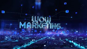 wow marketing- businessman working with virtual reality at office. - Powered by Shutterstock - Get 15% off with code: PIKWIZARD15