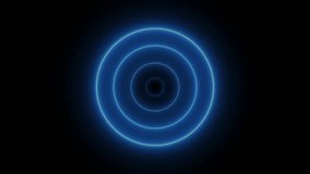 Colorful neon lain award background waves animation come from center. Bright neon lights motion concept. Neon Wave 4K Animation. - Powered by Shutterstock - Get 15% off with code: PIKWIZARD15