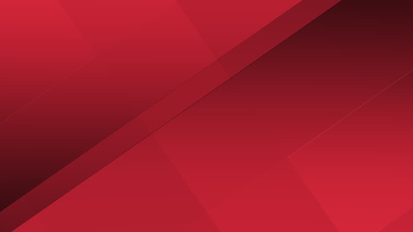 Dark black and red gradient abstract futuristic technology background with modern geometric shapes. Seamless loop video animation