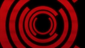 Red rongs stroke Led Logo intro 3D decoration circles panel lights floods pattern stage circular tunnel neon technology abstract motion graphic animation background, open stage backlights backdrop - Powered by Shutterstock - Get 15% off with code: PIKWIZARD15
