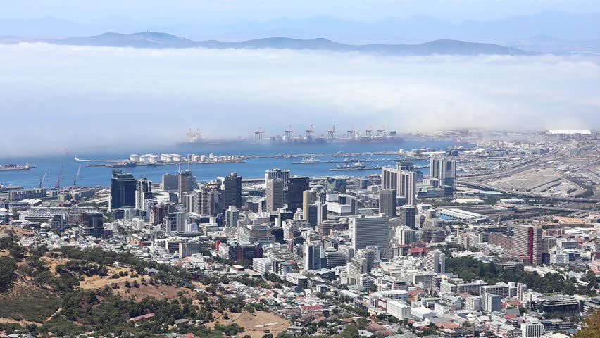 Landscape view of Cape Town