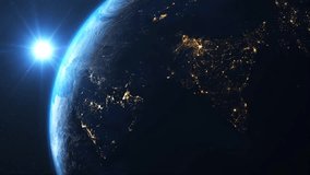 4K Planet Earth Spinning in Space - Powered by Shutterstock - Get 15% off with code: PIKWIZARD15