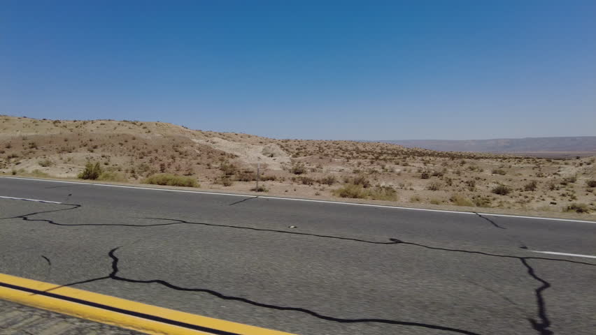 395 Scenic Byway South 5 Red Rock Canyon to Mojave 03 Three Quarter L MultiCam Driving Plate Sierra Nevada Mts California