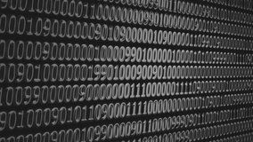 0 and 1 digits blink processing computer task. Cyberspace binary matrix digital bits 0 1 code technology rain green screen. - Powered by Shutterstock - Get 15% off with code: PIKWIZARD15