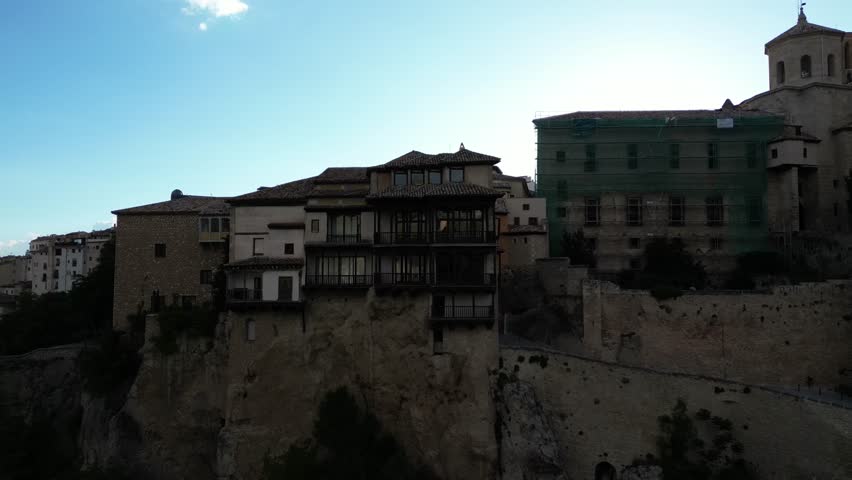 view of the hanging houses of cuenca