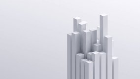 Abstract animation, geometric design with moving blocks, 4k looping video, 3d render - Powered by Shutterstock - Get 15% off with code: PIKWIZARD15