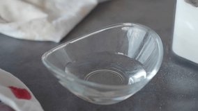 pouring Baking soda in a water  - Powered by Shutterstock - Get 15% off with code: PIKWIZARD15