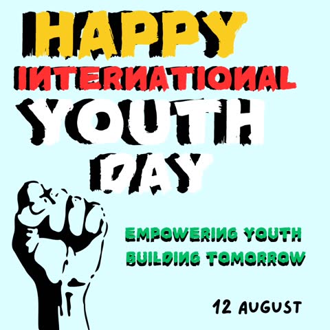 World international youth day video |12 August | happy youth day video 