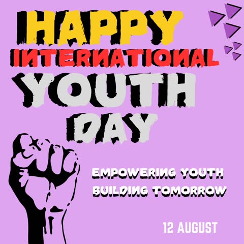 World international youth day video |12 August | happy youth day video 