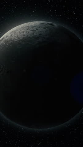 A smooth, gentle entry into orbit around Iapetus. Retimed style flyby of Lapetus, one of Saturn's moons. Reversible. Data: JPL USGS Astrogeology