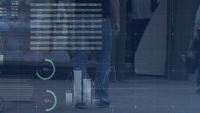 Financial data and world map animation over business person in office. finance, analytics, global, economy, technology, professional - Powered by Shutterstock - Get 15% off with code: PIKWIZARD15