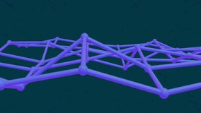 Geometric shapes and lines forming network, data processing animation. Technology, networking, connection, digital, futuristic, cyber - Powered by Shutterstock - Get 15% off with code: PIKWIZARD15