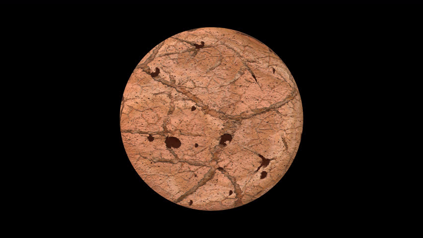 3D Cookie Rotating on a Transparent Background. Seamless Loop. Cookie CGI. 4K