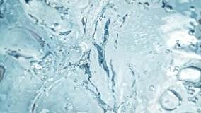 Super Slow Motion Shot of Pure Water Followed by Camera Splashing into Surface at 1000fps. - Powered by Shutterstock - Get 15% off with code: PIKWIZARD15