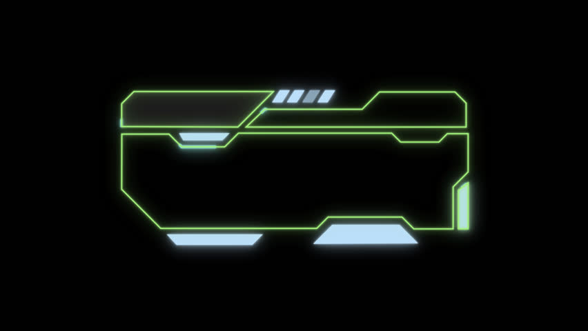 Hi-Tech Title animation featuring abstract technological card shapes