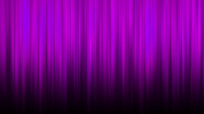 Purple curtain stage with spot light background