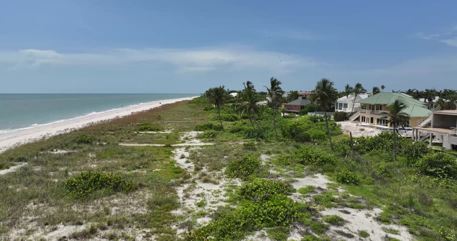 Sanibel Island Beach post hurricane Ian