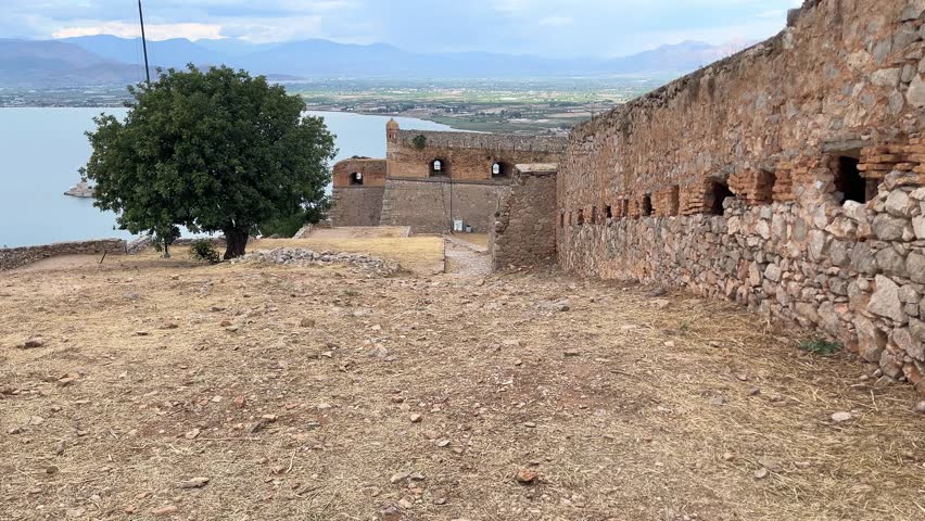 Palamidi castle in Nauplion, Greece