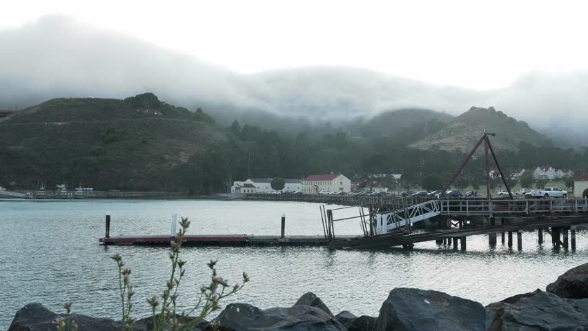 A view of the port by Fort Baker in Sausalito California.