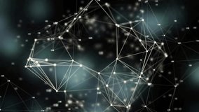 Animation of data processing over network of connections and start text. Global business and digital interface concept digitally generated video. - Powered by Shutterstock - Get 15% off with code: PIKWIZARD15