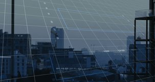 Financial data charts and graphs animation over cityscape. Finance, economy, stock market, data analysis, investment, business - Powered by Shutterstock - Get 15% off with code: PIKWIZARD15