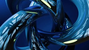 rotating chrome knot with lights reflections, endless animation - Powered by Shutterstock - Get 15% off with code: PIKWIZARD15