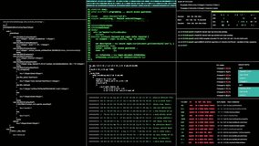 An elegantly designed digital display showcasing code snippets, detailed statistics, and vital server data - Powered by Shutterstock - Get 15% off with code: PIKWIZARD15