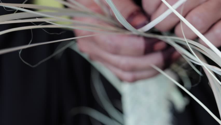 basket, making, fronds, hand, made, Qatar, Palm, Crafts