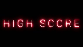 Neon High Score Text Animation - Powered by Shutterstock - Get 15% off with code: PIKWIZARD15
