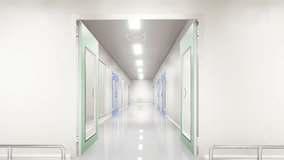 3d Rendering 4K empty Corridors Clean Room in pharmaceutical factory - Powered by Shutterstock - Get 15% off with code: PIKWIZARD15